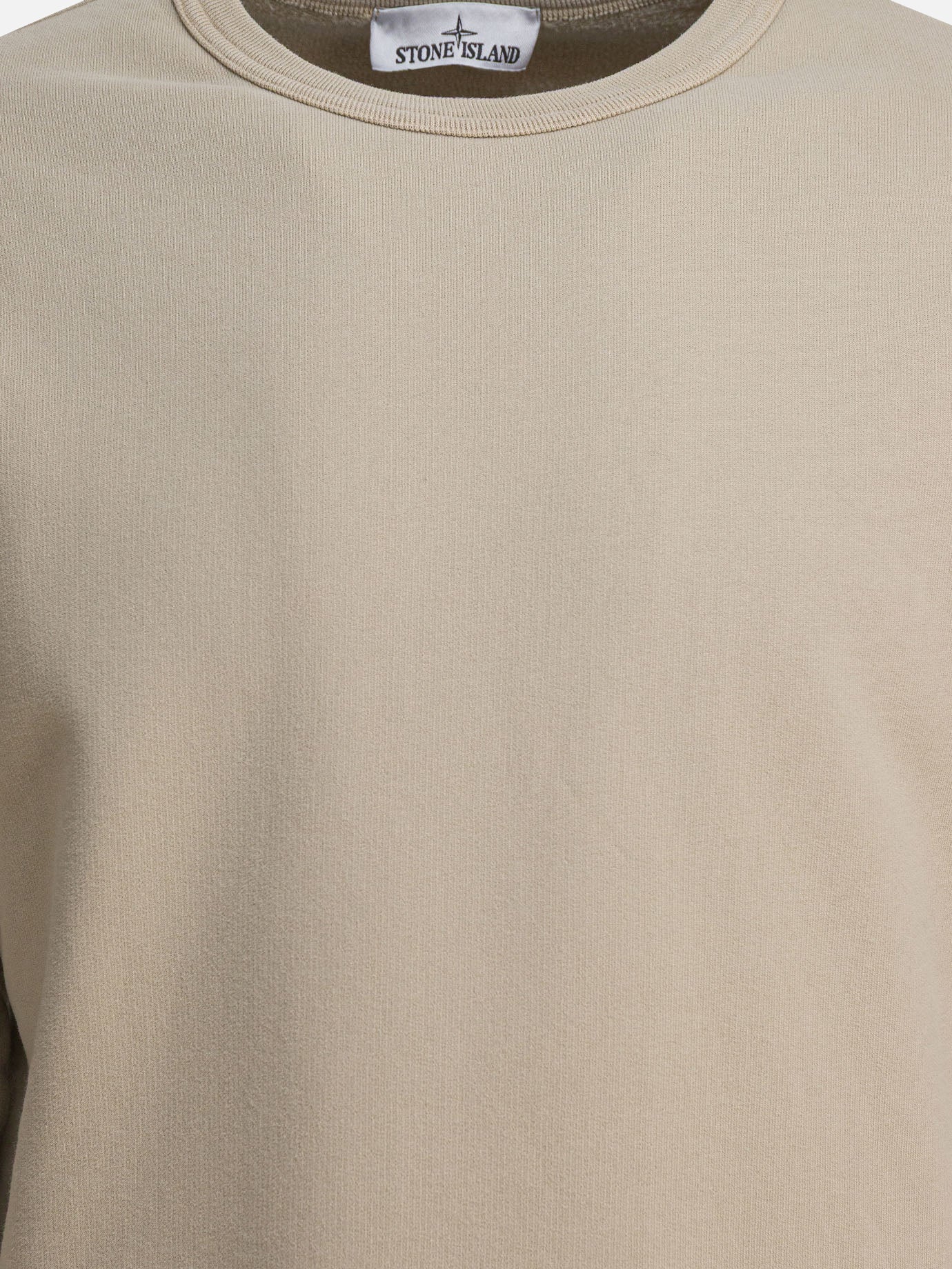 Crewnecks Logo  Beige - Stone Island Men | PDP | VIETTI Online Store | thumbnail_3