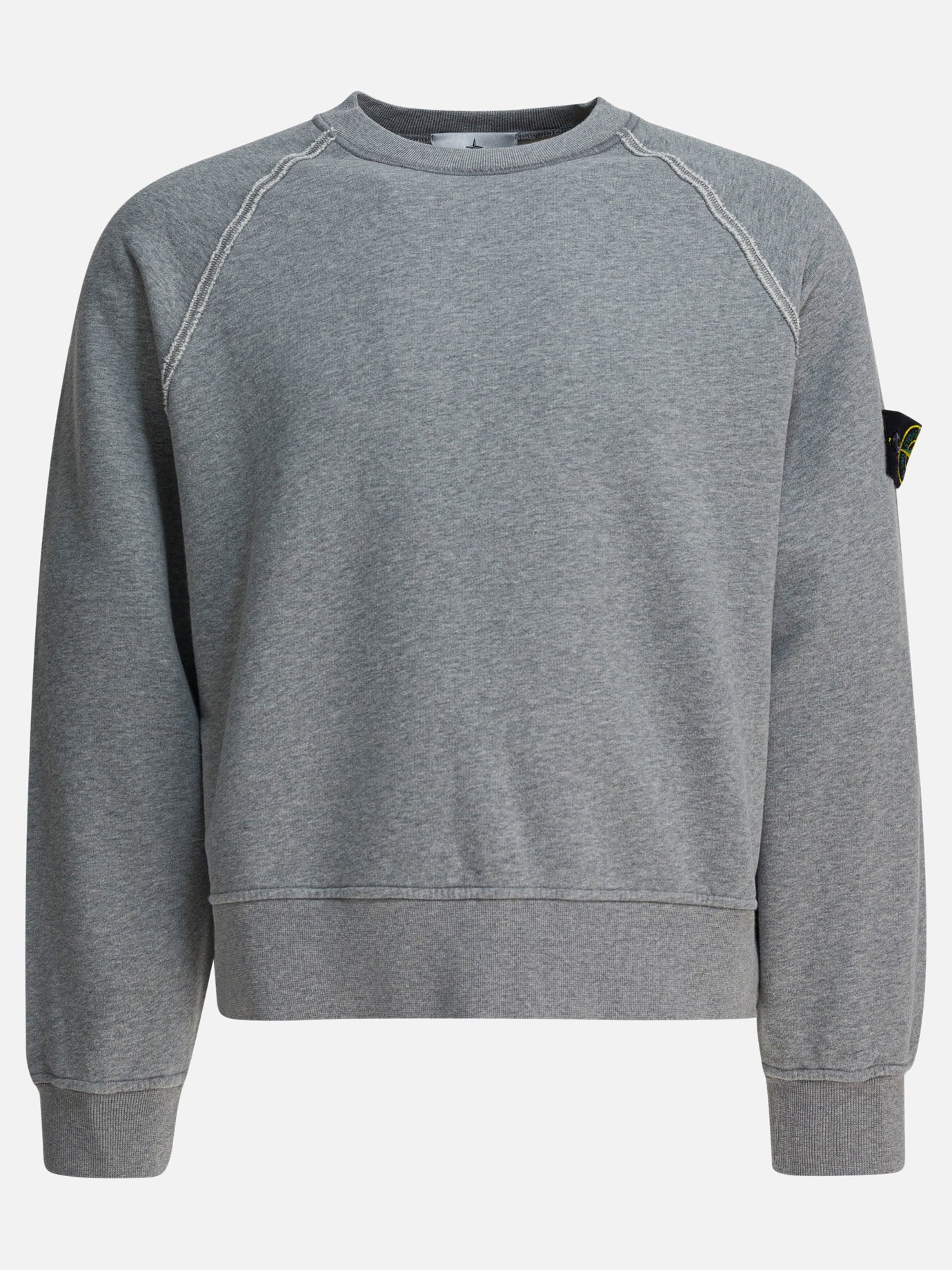 Felpe girocollo Logo  Grigio - Stone Island Uomo | PDP | VIETTI Online Store | Zoom-Modal

