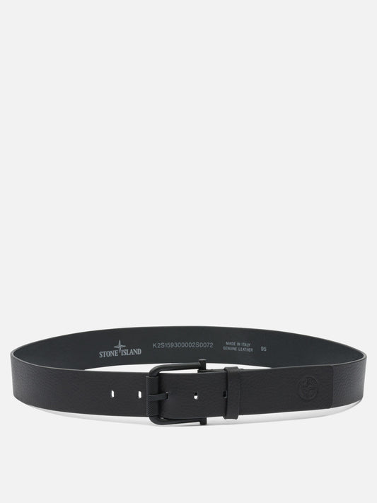 Cinture in pelle 100% calf leather  Nero - Stone Island Uomo | PLP | VIETTI Online Store | 2
