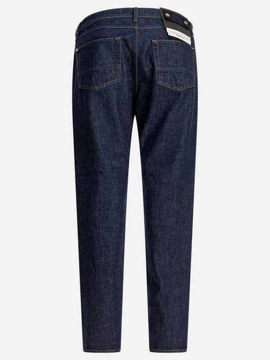 Jeans a gamba dritta Solid colour  Blu - Stone Island Uomo | PDP | VIETTI Online Store | 2
