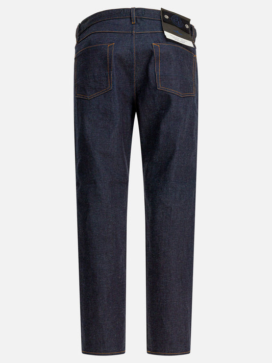 Jeans a gamba dritta Solid colour  Blu - Stone Island Uomo | VIETTI Online Store | 2
