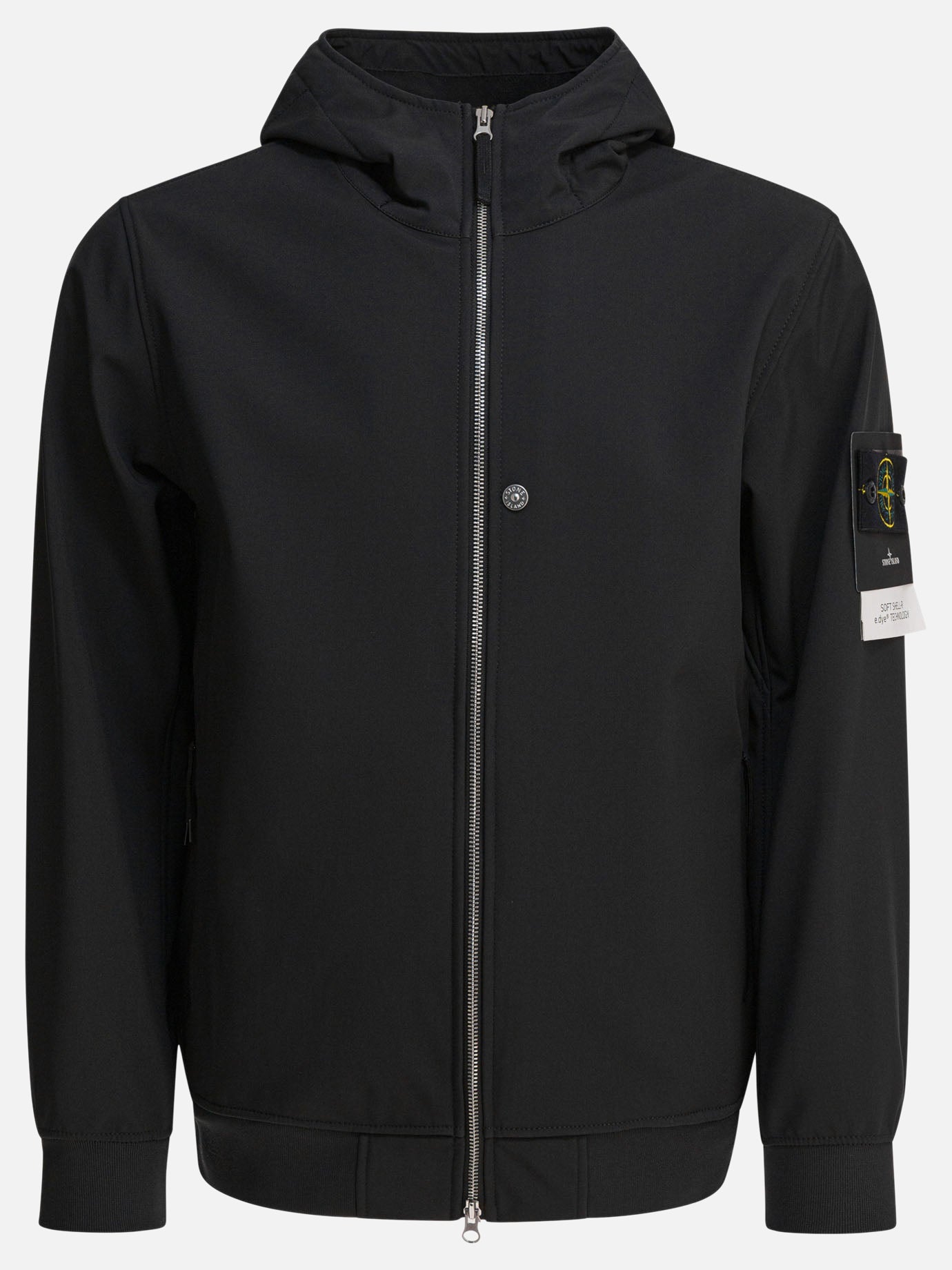 Giacche leggere & Trapuntate Logo  Nero - Stone Island Uomo | PDP | VIETTI Online Store | Zoom-Modal
