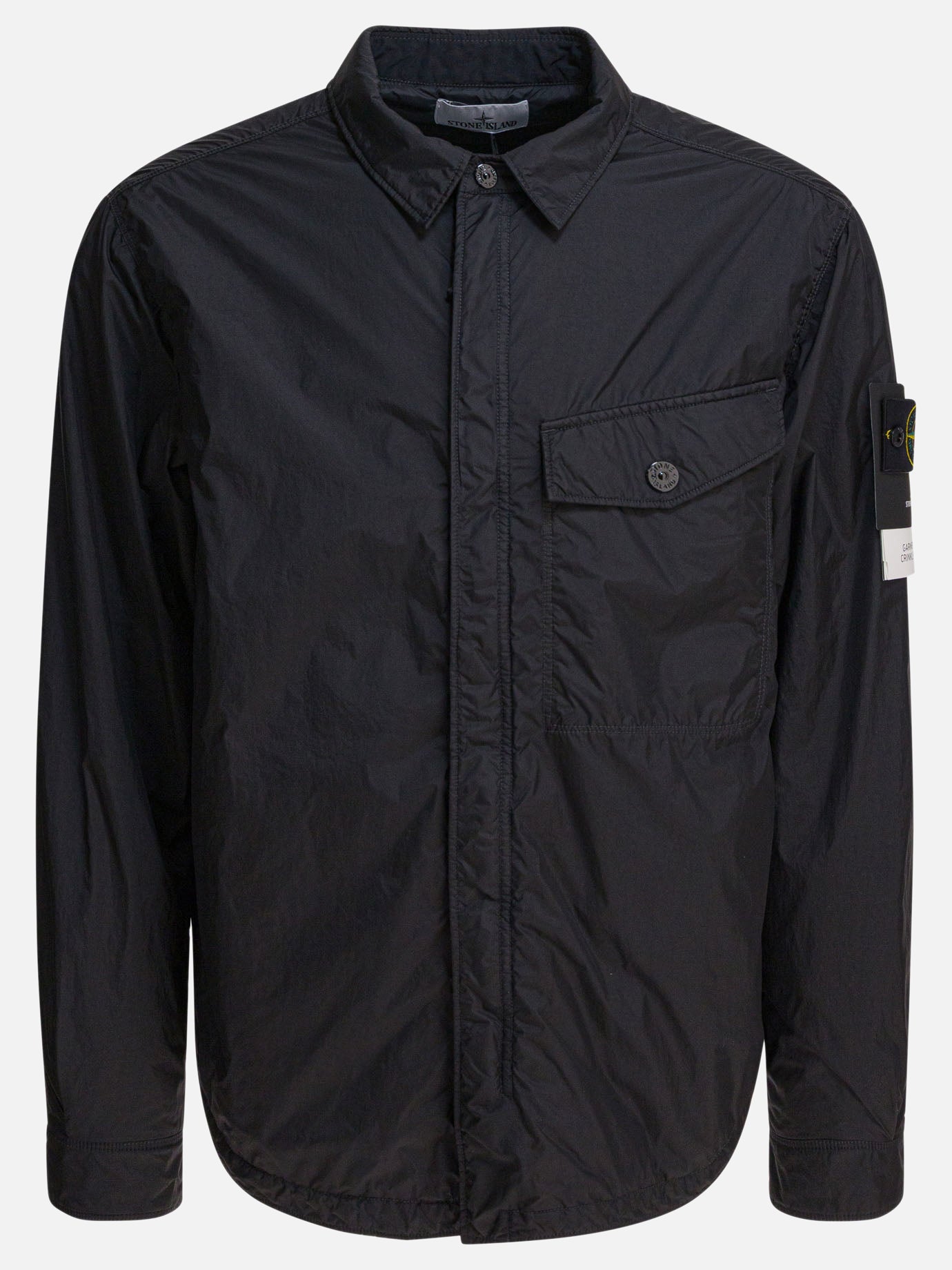 Giacche overshirt Solid colour  Nero - Stone Island Uomo | PDP | VIETTI Online Store | thumbnail