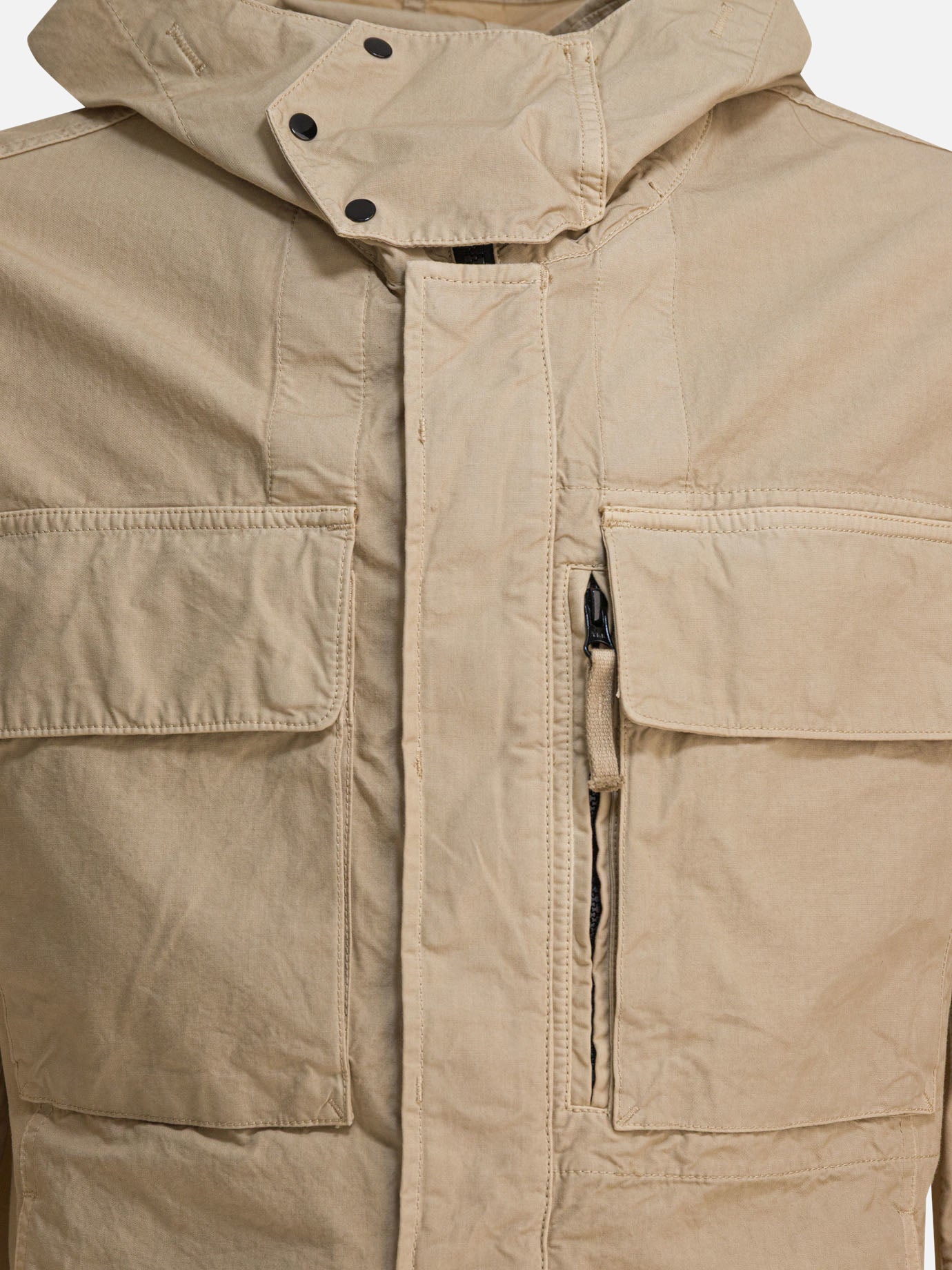 Giacche leggere & Trapuntate Logo  Beige - Stone Island Uomo | PDP | VIETTI Online Store | thumbnail_3