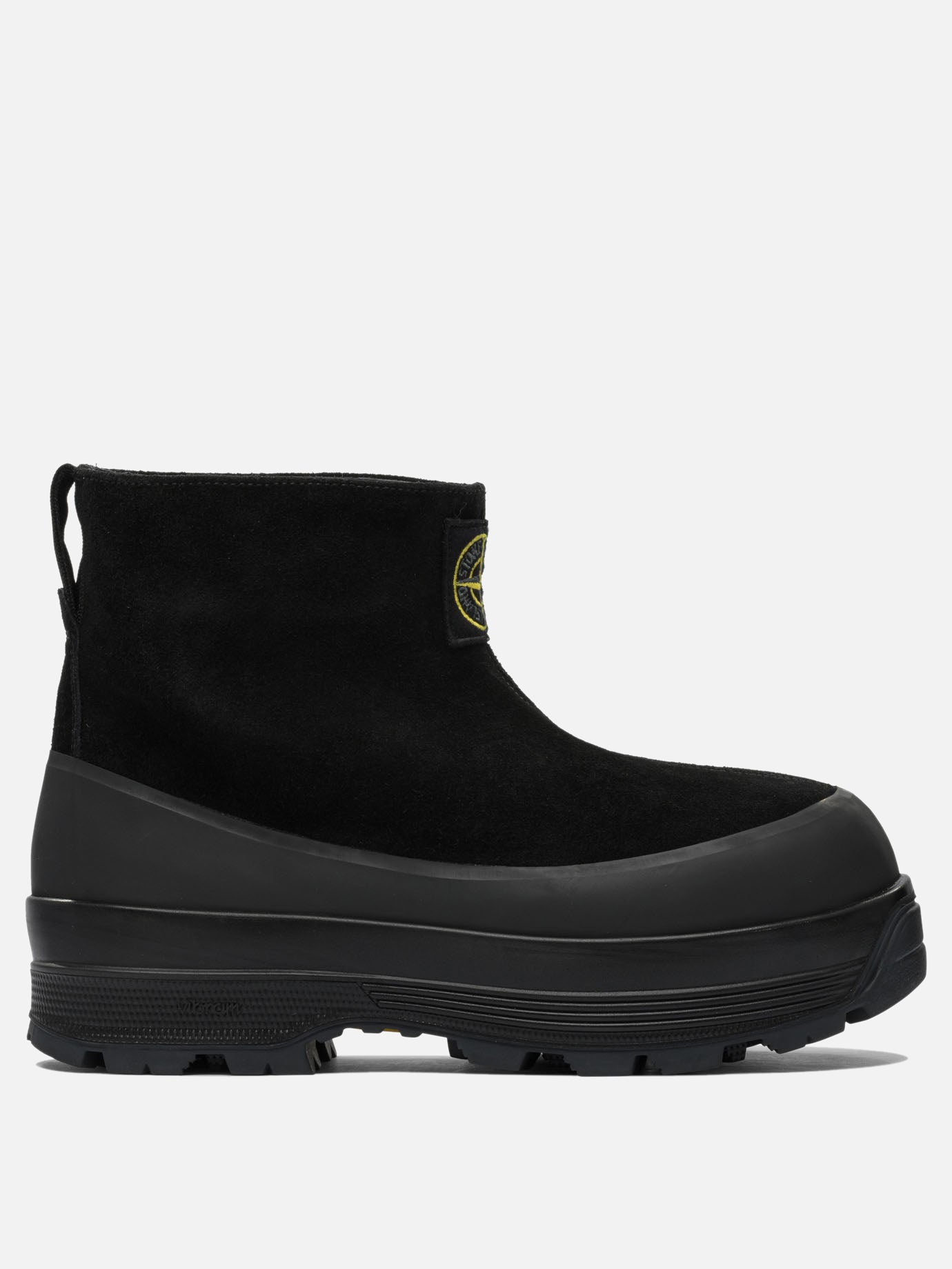Stivaletti da pioggia 100% calf leather - 100% rubber  Nero - Stone Island Uomo | PDP | VIETTI Online Store | thumbnail_5