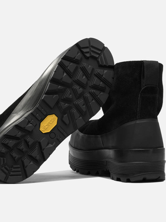 Stivaletti da pioggia 100% calf leather - 100% rubber  Nero - Stone Island Uomo | PDP | VIETTI Online Store 
