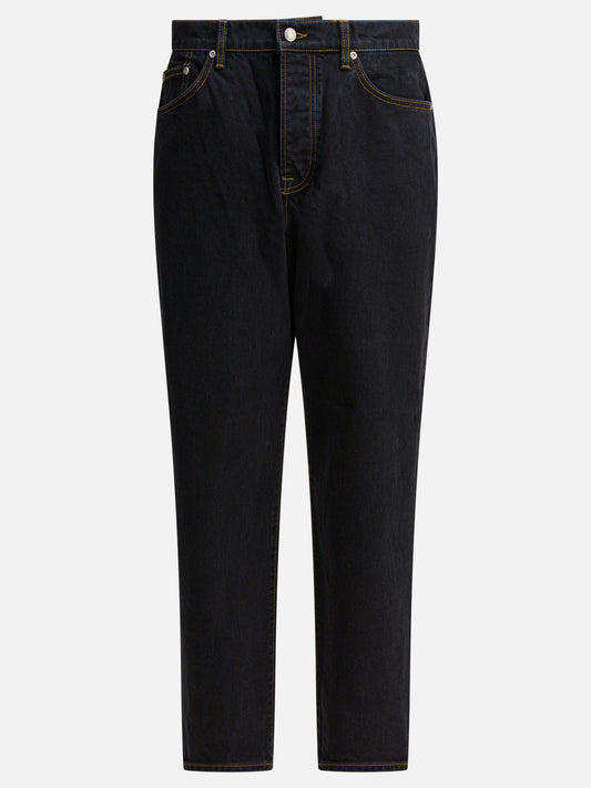 Jeans a gamba dritta Solid colour  Nero - Stüssy Uomo | PDP | VIETTI Online Store 
