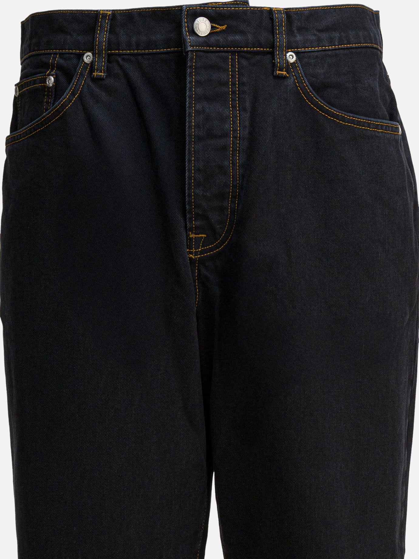 Jeans a gamba dritta Solid colour  Nero - Stüssy Uomo | PDP | VIETTI Online Store | Zoom-Modal_3
