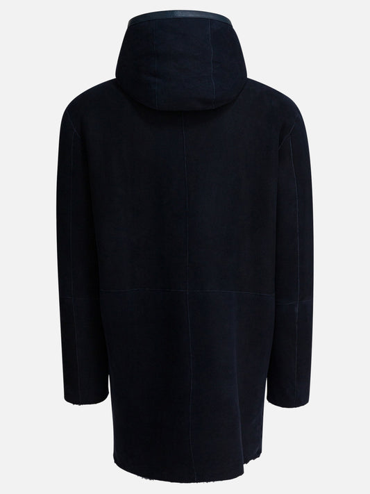Long coats Solid colour  Blue - Tagliatore Men | PLP | VIETTI Online Store | 2
