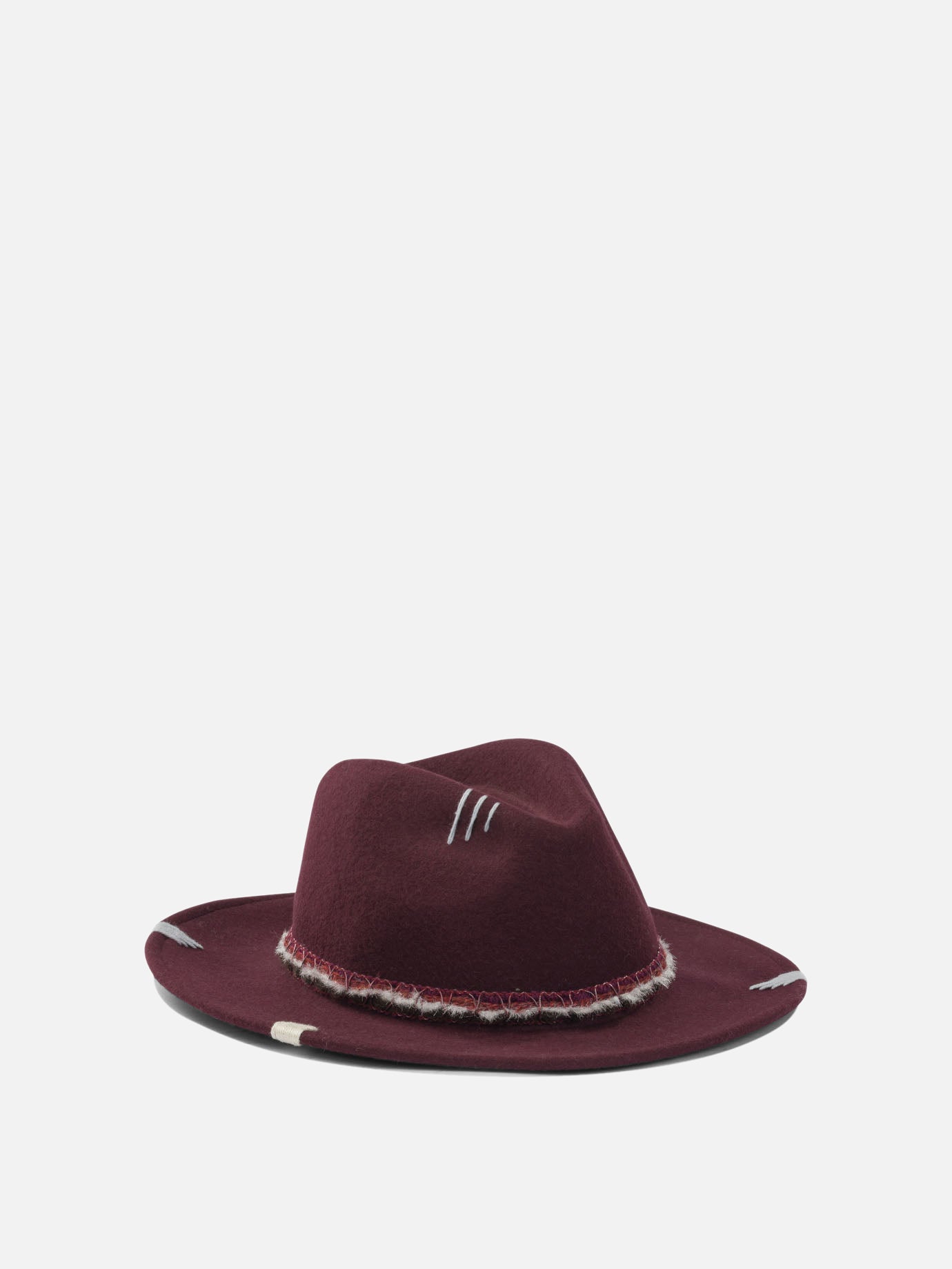Cappelli classici 100% wool  Bordeaux - The Hat Gang Donna | PDP | VIETTI Online Store | Zoom-Modal_2
