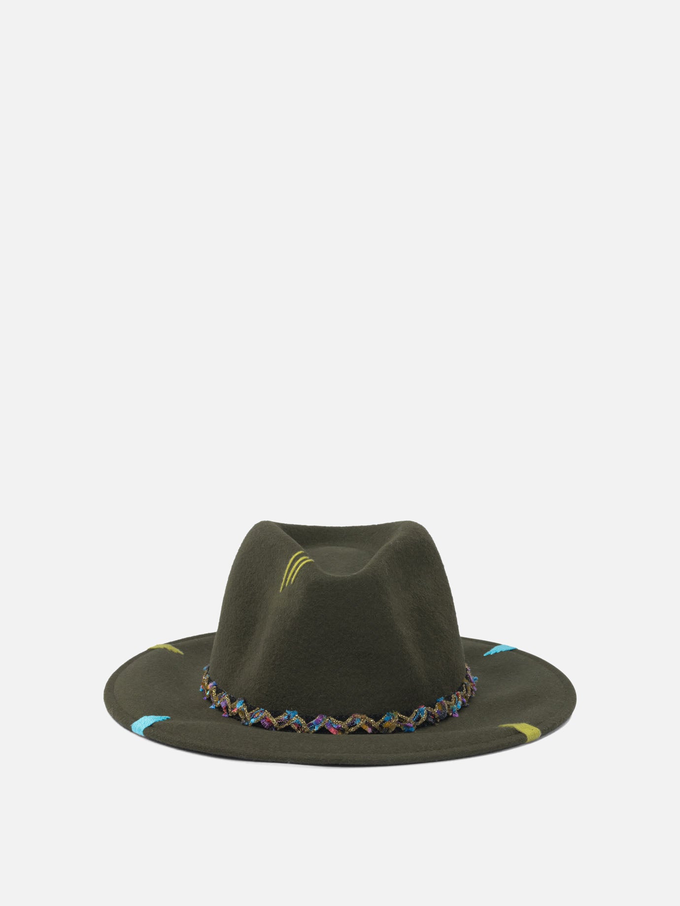 Classic hats 100% wool  Green - The Hat Gang Women | PDP | VIETTI Online Store | thumbnail