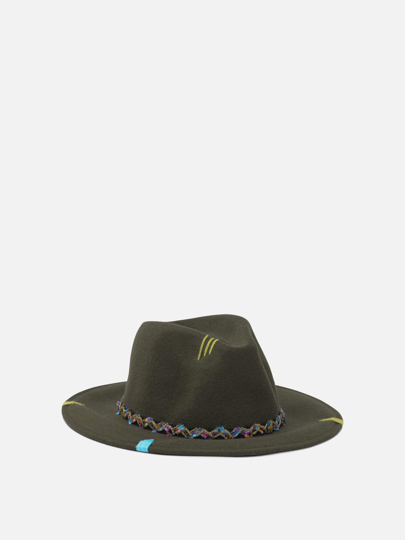 Classic hats 100% wool  Green - The Hat Gang Women | PDP | VIETTI Online Store | Zoom-Modal_2
