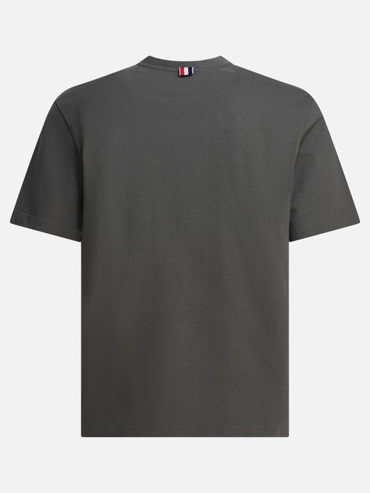 T-shirt girocollo Solid colour  Verde - Thom Browne Uomo | PLP | VIETTI Online Store | 2
