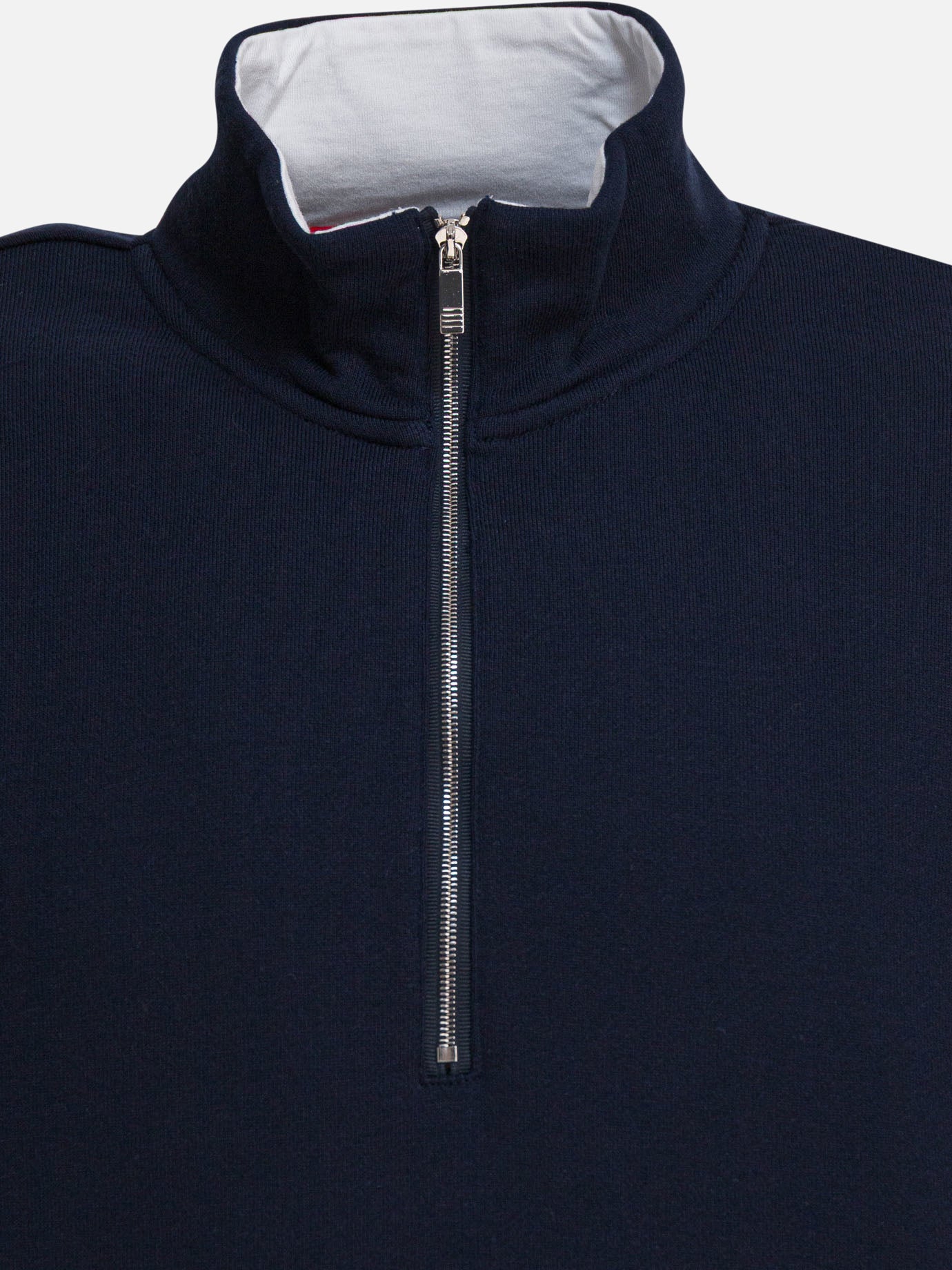 Half zip sweatshirts Logo  Blue - Thom Browne Men | PDP | VIETTI Online Store | thumbnail_3