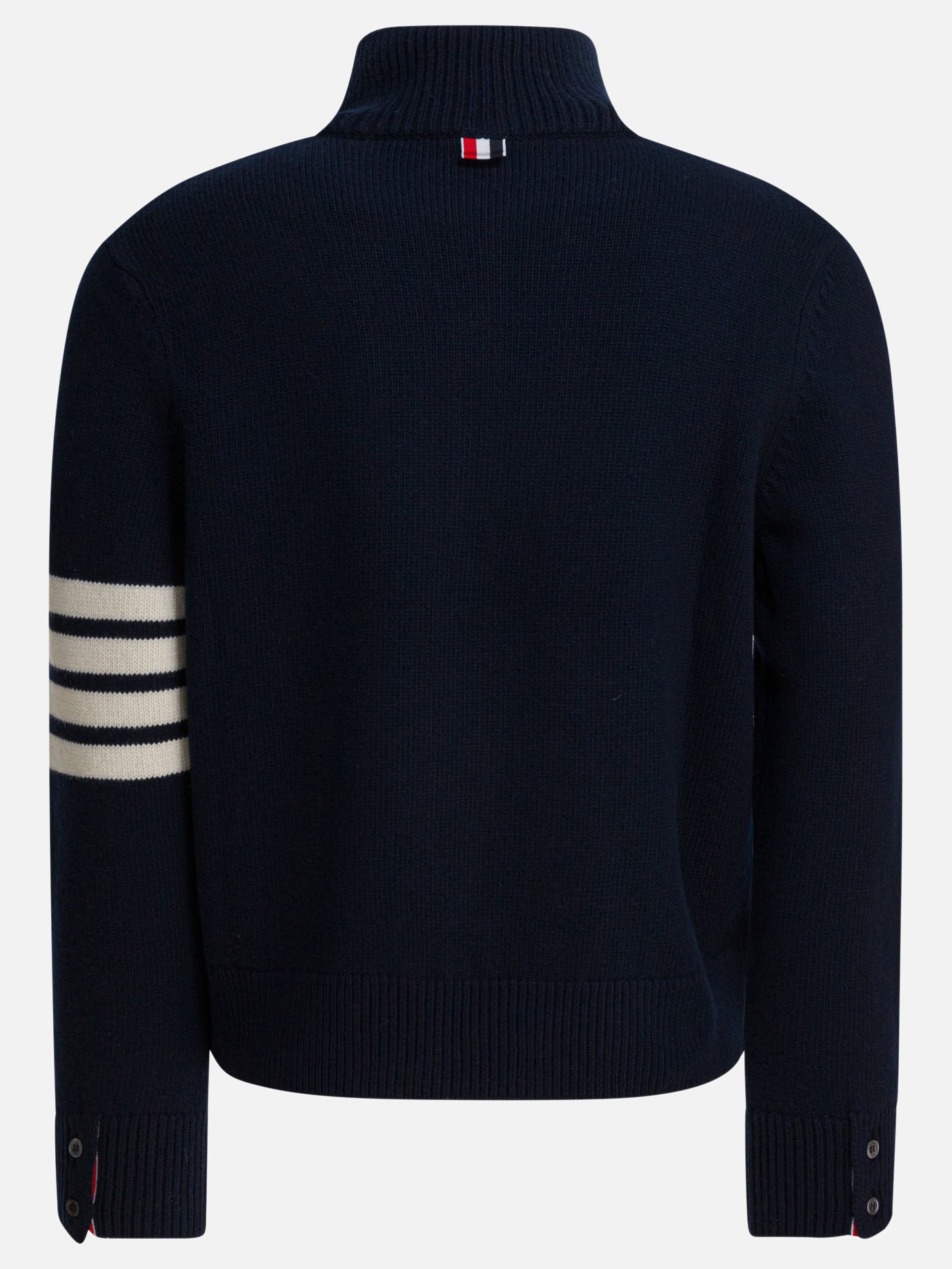 Maglioni con zip Solid colour  Blu - Thom Browne Uomo | PDP | VIETTI Online Store | Zoom-Modal_2

