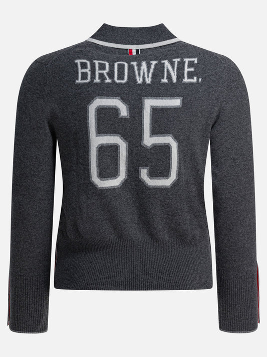 Polo con bottoni Logo  Nero - Thom Browne Uomo | PLP | VIETTI Online Store | 2
