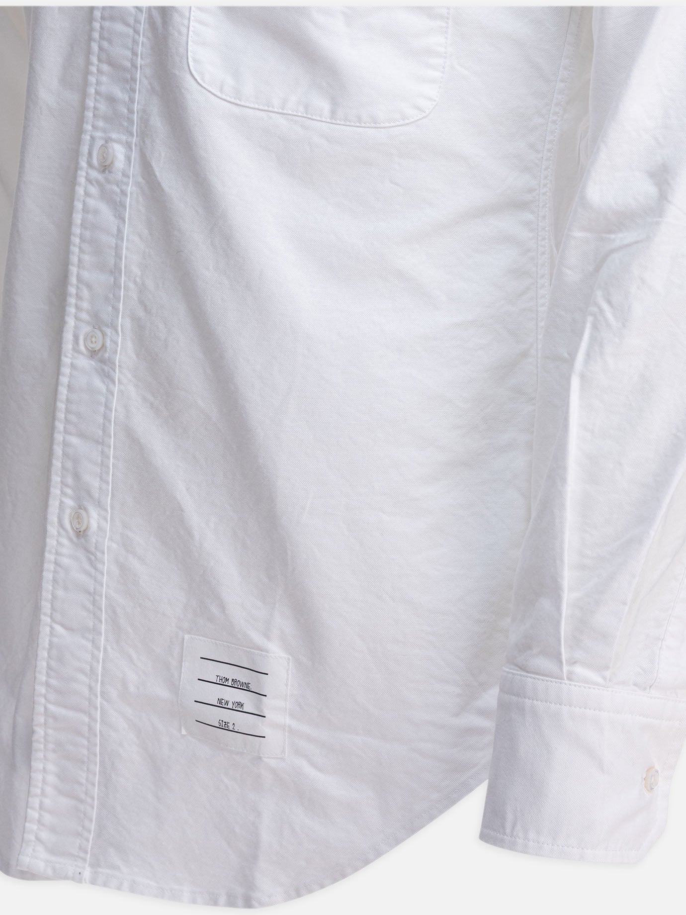 Formal shirts Solid colour  White - Thom Browne Men | PDP | VIETTI Online Store | thumbnail_4