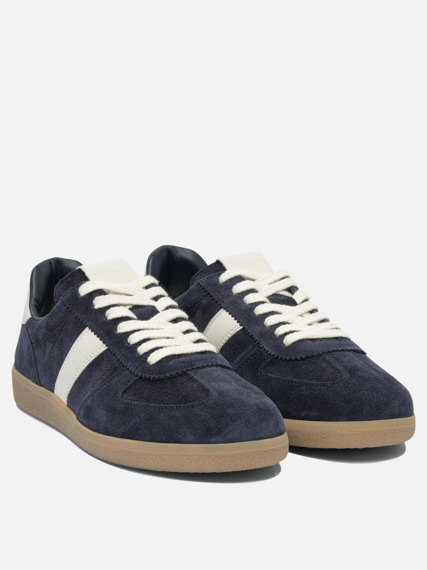 Low top sneakers 98% calf leather 2% cotton - 100% rubber  Blue - Tom Ford Men | PDP | VIETTI Online Store | thumbnail_2
