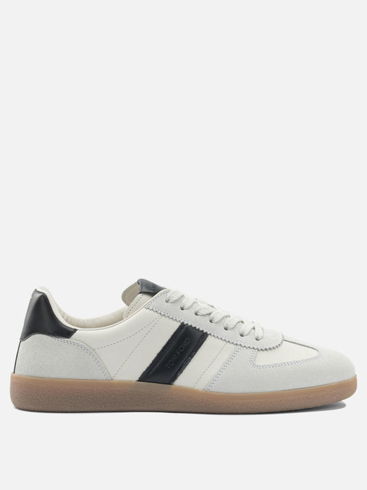Low top sneakers 100% calfskin  White - Tom Ford Men | VIETTI Online Store 
