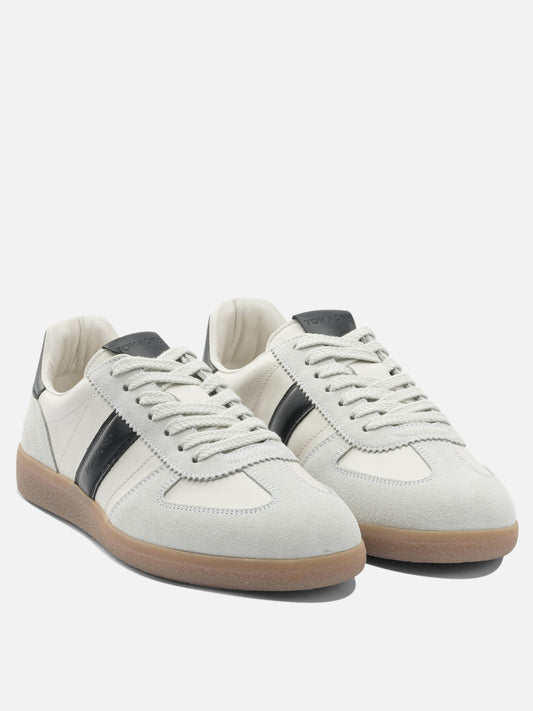 Low top sneakers 100% calfskin  White - Tom Ford Men | VIETTI Online Store | 2
