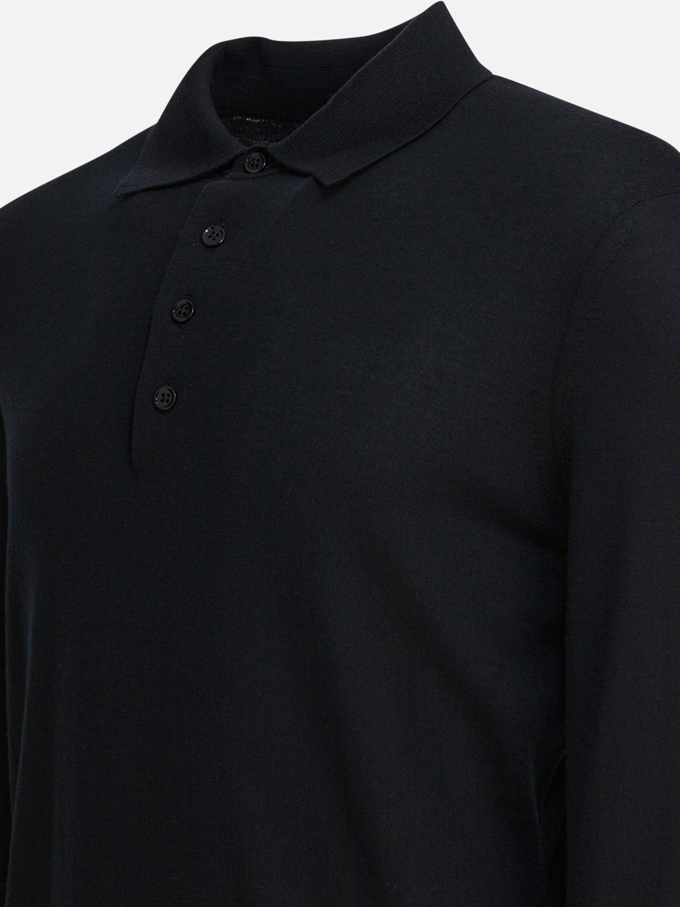Polo shirts with buttons Solid colour  Black - Tom Ford Men | PDP | VIETTI Online Store | thumbnail_4