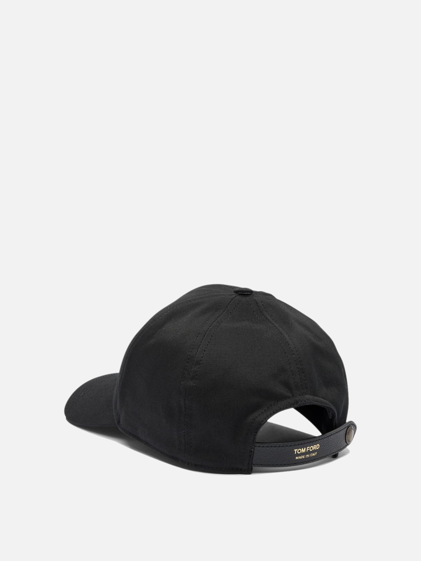 Cappelli da baseball 95% cotton 5% calf leather  Nero - Tom Ford Uomo | PDP | VIETTI Online Store | thumbnail_3
