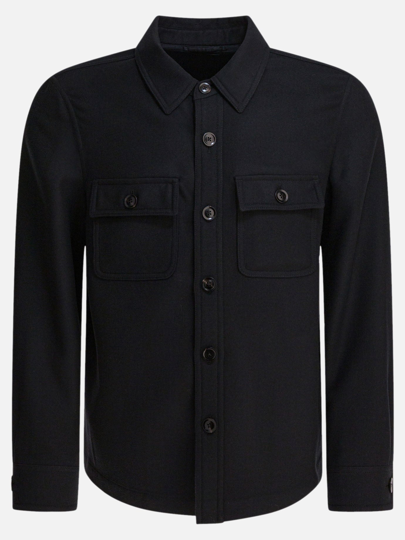 Giacche overshirt Solid colour  Nero - Tom Ford Uomo | PDP | VIETTI Online Store | thumbnail