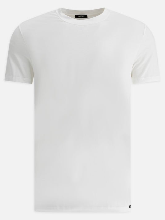 Underwear t-shirts Solid colour  White - Tom Ford Men | VIETTI Online Store 
