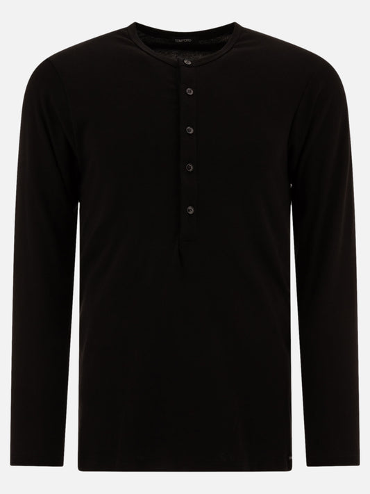 Underwear t-shirts Solid colour  Black - Tom Ford Men | VIETTI Online Store 
