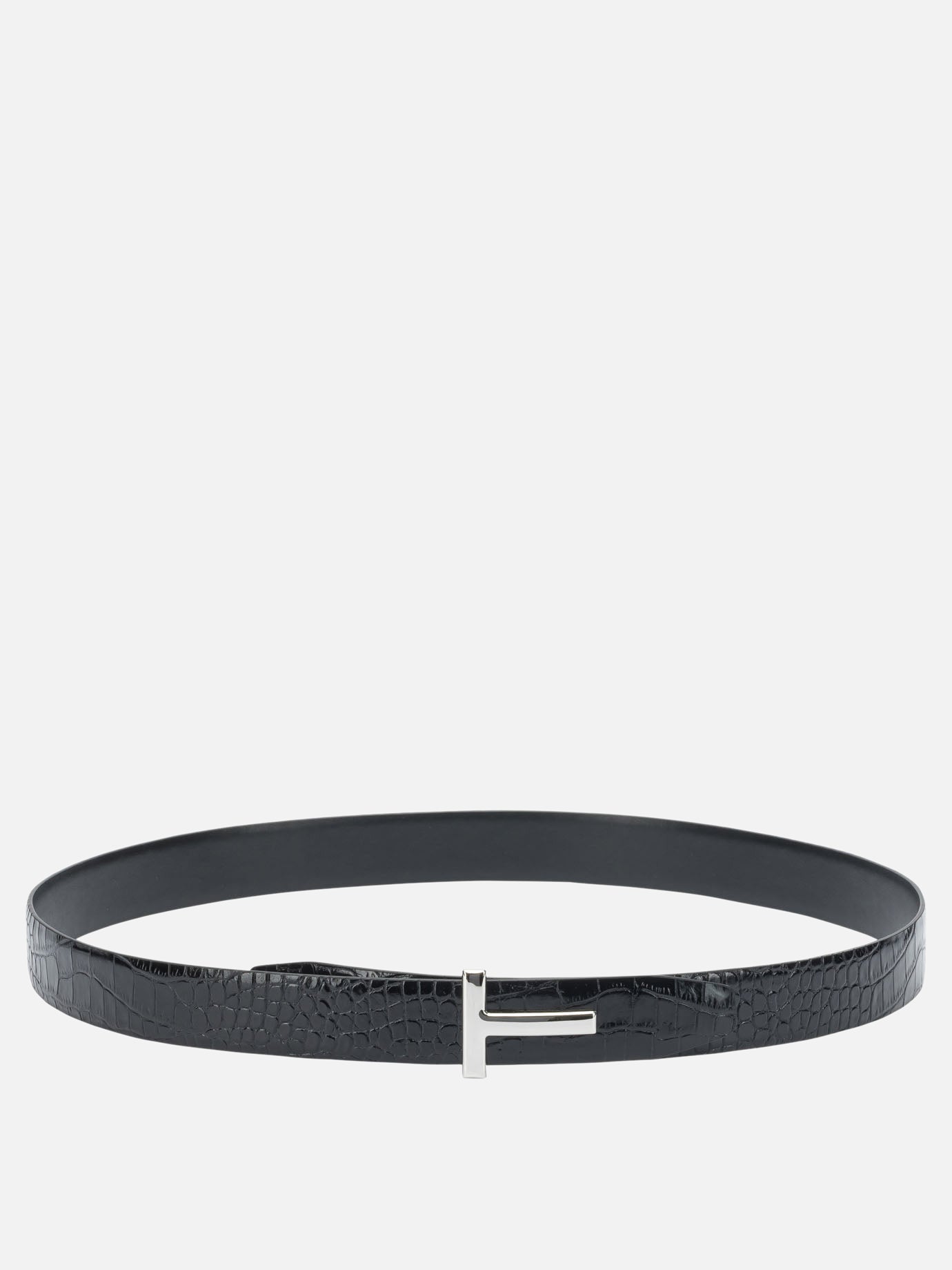 Cinture in pelle 100% calf leather  Nero - Tom Ford Uomo | PDP | VIETTI Online Store | thumbnail
