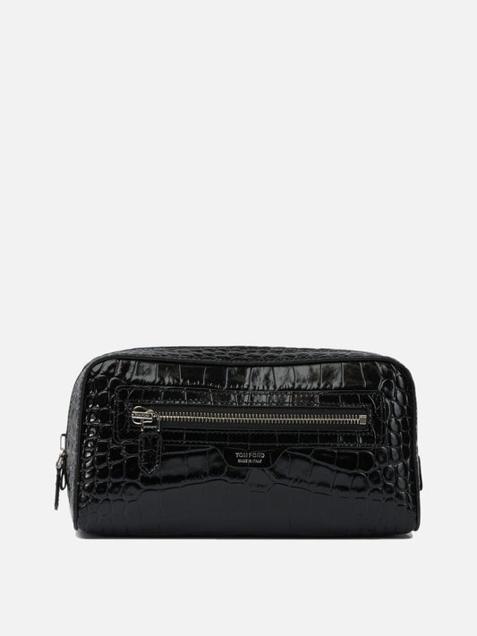 Beauty case 100% calf leather  Nero - Tom Ford Uomo | PLP | VIETTI Online Store 
