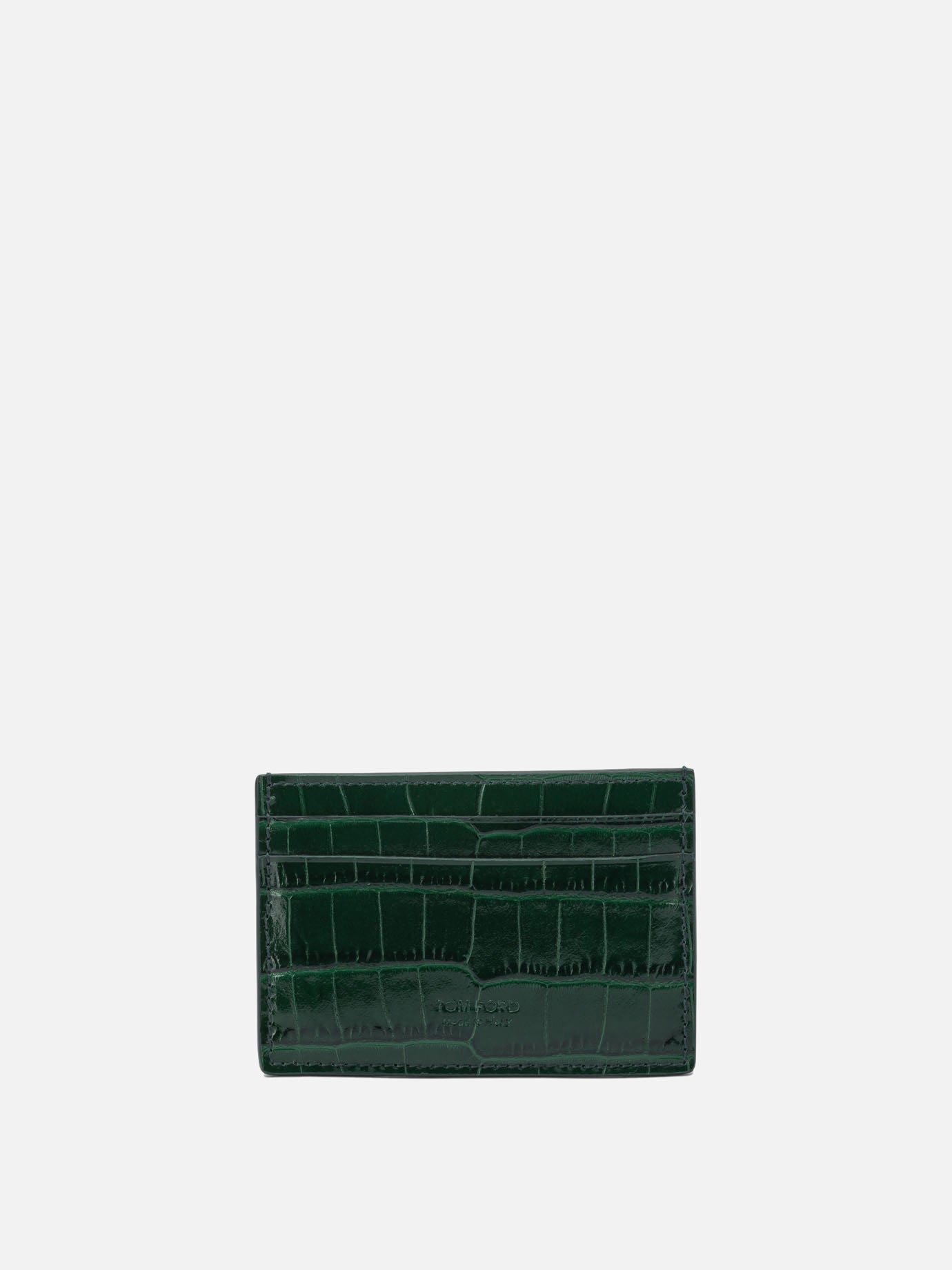 Portacarte 100% calf leather  Verde - Tom Ford Uomo | PDP | VIETTI Online Store | Zoom-Modal
