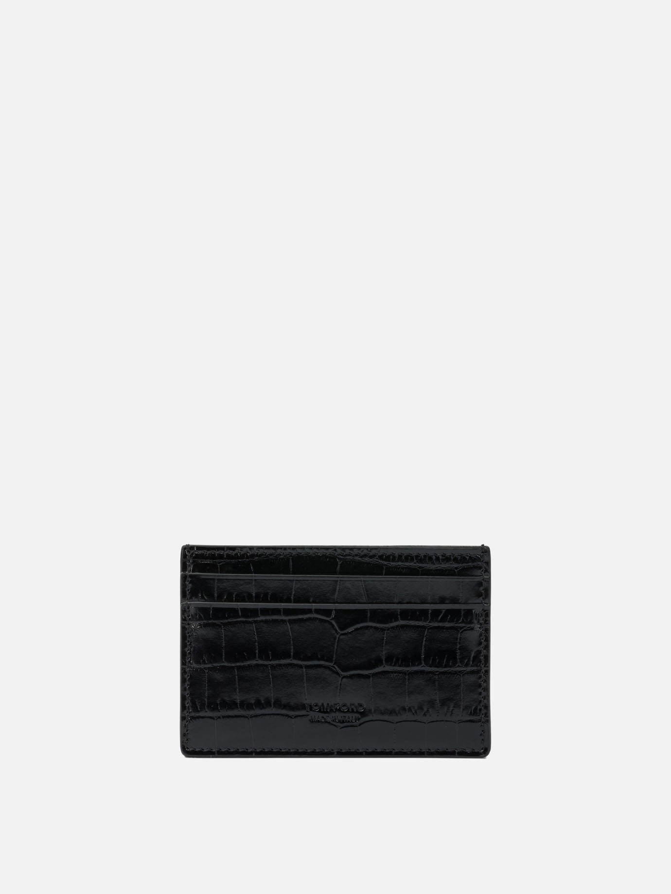 Portacarte 100% calf leather  Nero - Tom Ford Uomo | PDP | VIETTI Online Store | Zoom-Modal
