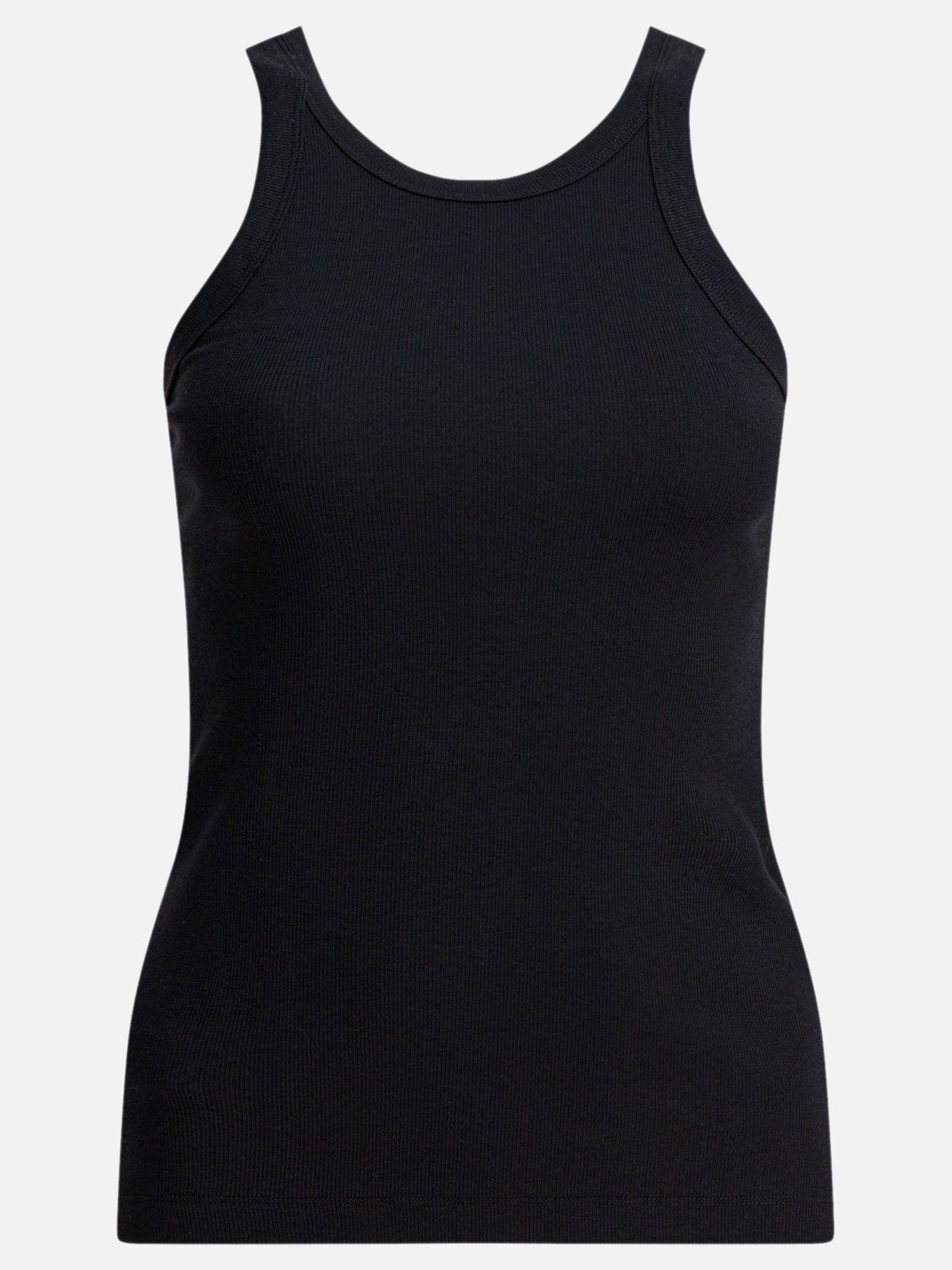 Tank tops Solid colour  Black - Toteme Women | PDP | VIETTI Online Store | Zoom-Modal
