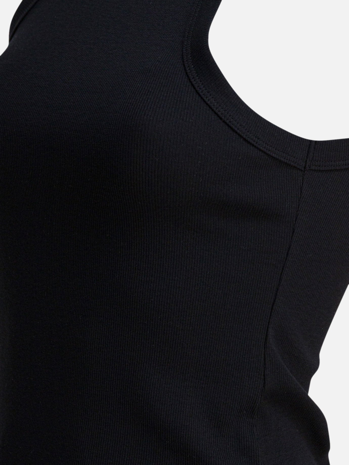 Tank tops Solid colour  Black - Toteme Women | PDP | VIETTI Online Store | thumbnail_4