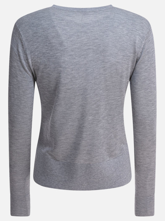 Cardigans Solid colour  Grey - Toteme Women | PLP | VIETTI Online Store | 2
