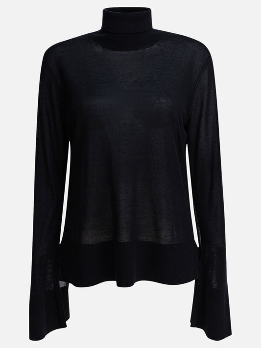 Turtleneck sweaters Solid colour  Black - Toteme Women | PLP | VIETTI Online Store 
