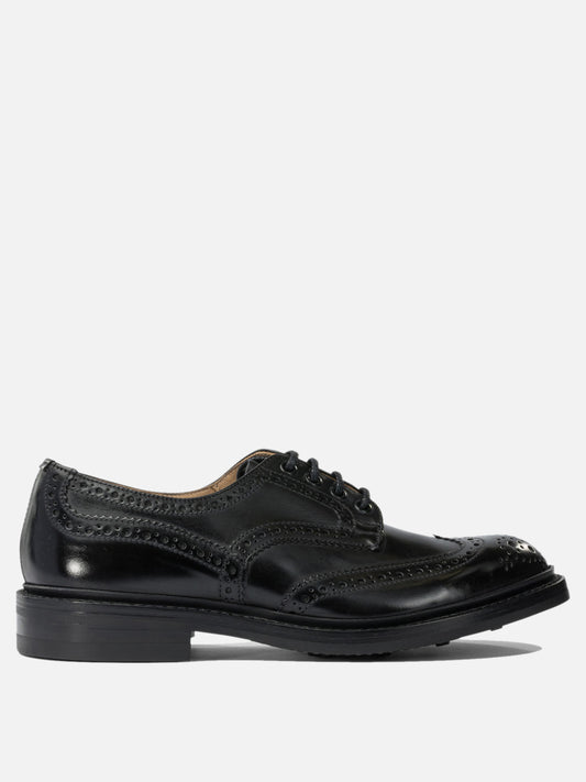 Derby 100% leather - 100% rubber  Black - Tricker's Men | VIETTI Online Store 
