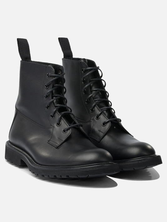 Lace-up boots 100% leather - 100% rubber  Black - Tricker's Men | VIETTI Online Store | 2
