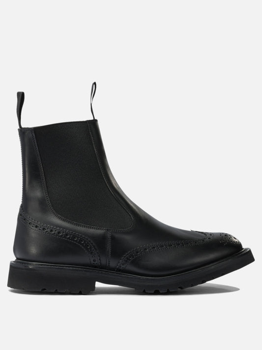 Pull-on boots 100% leather - 100% rubber  Black - Tricker's Men | VIETTI Online Store 
