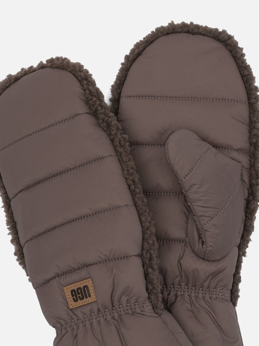 Guanti casual 100% recycled nylon - Lining: 100% polyester  Marrone - Ugg Donna | PLP | VIETTI Online Store | 2
