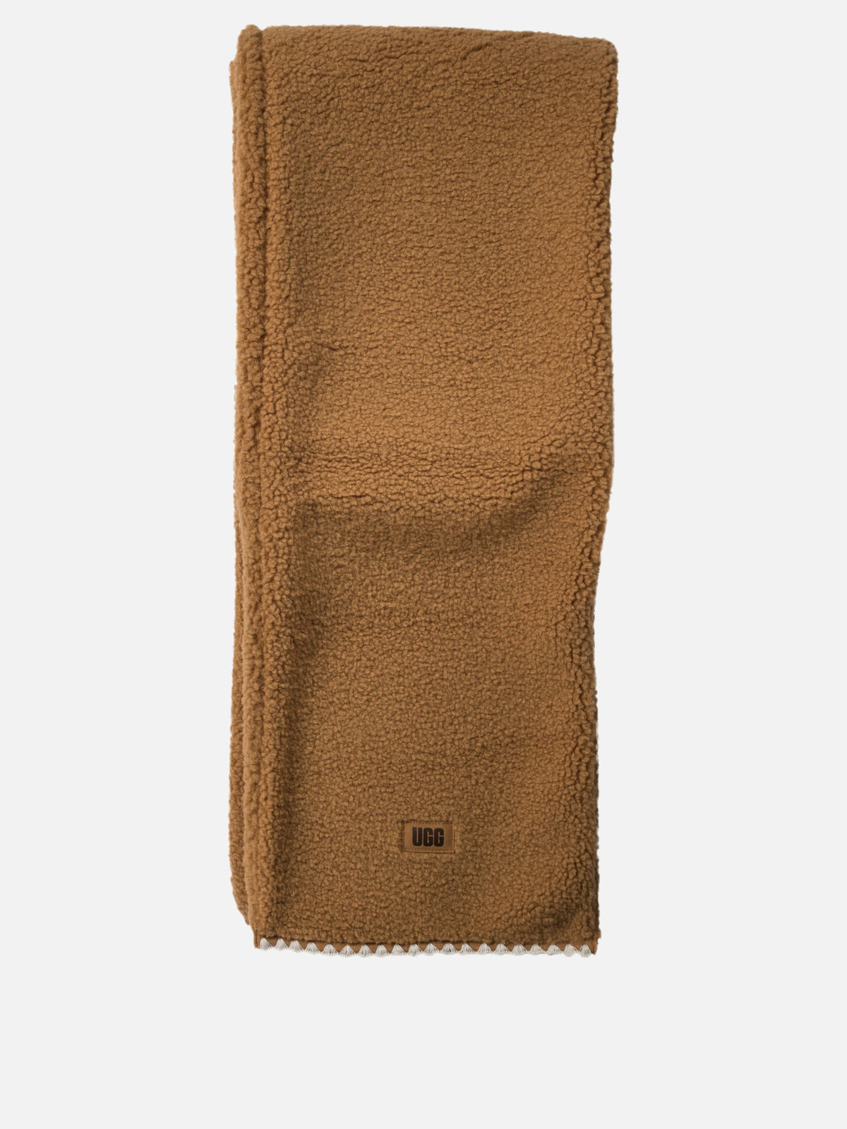 Ugg "Scalloped" Scarf in UGGfluff Brown