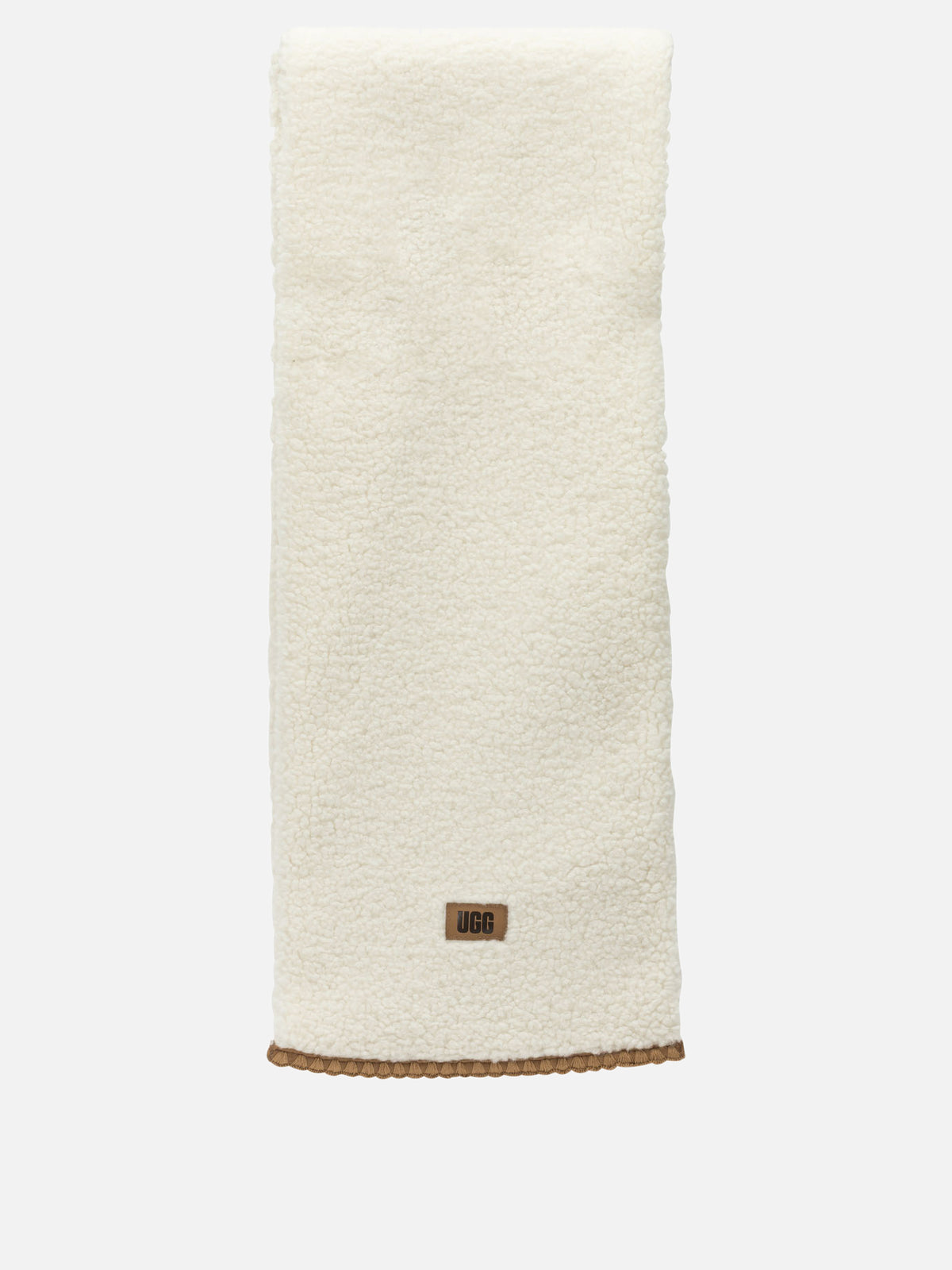 Ugg "Scalloped" Scarf in UGGfluff White