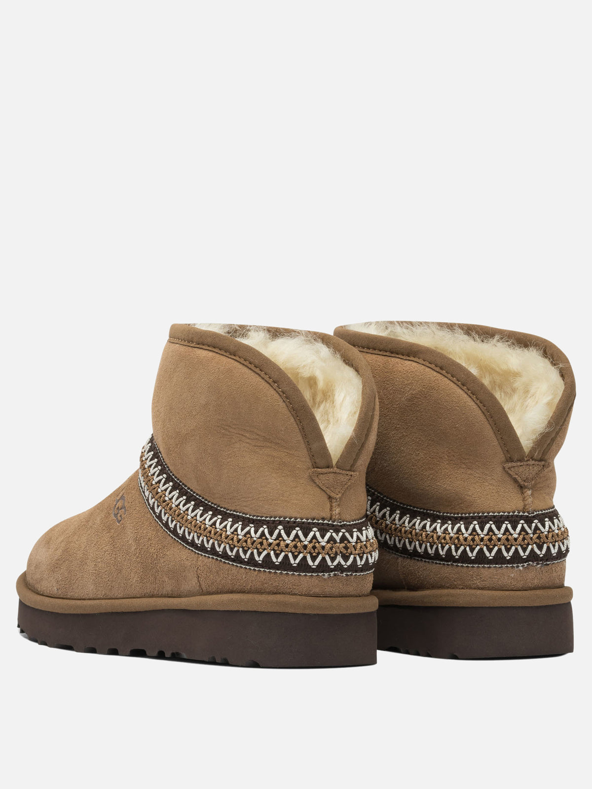 Ugg "Classic Mini Crescent" ankle boots Brown