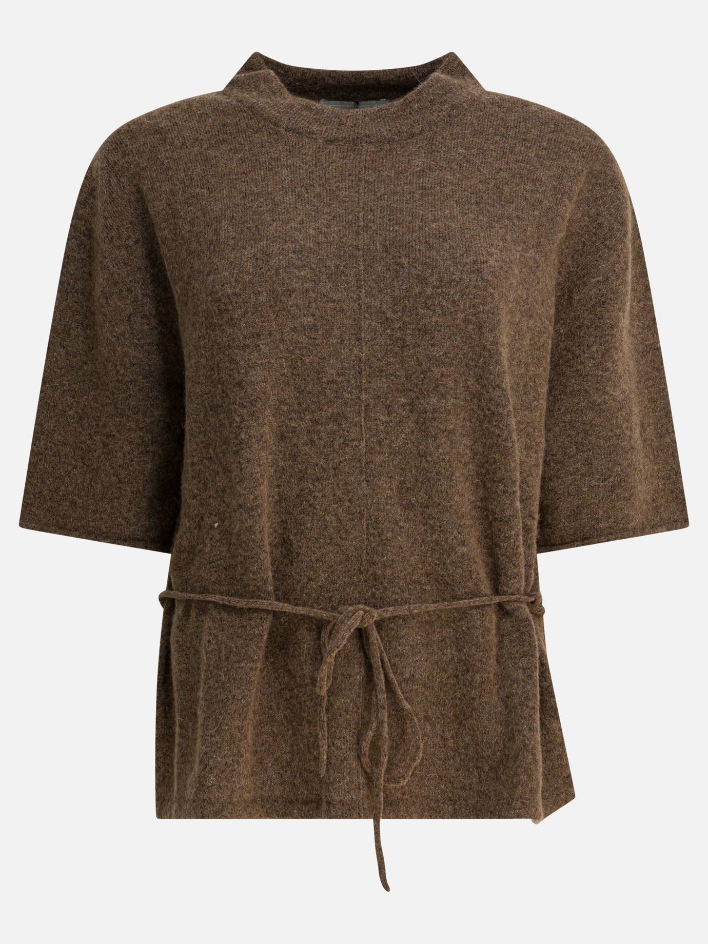 Maglioni girocollo Solid colour  Marrone - Umarmung Donna | PDP | VIETTI Online Store | thumbnail