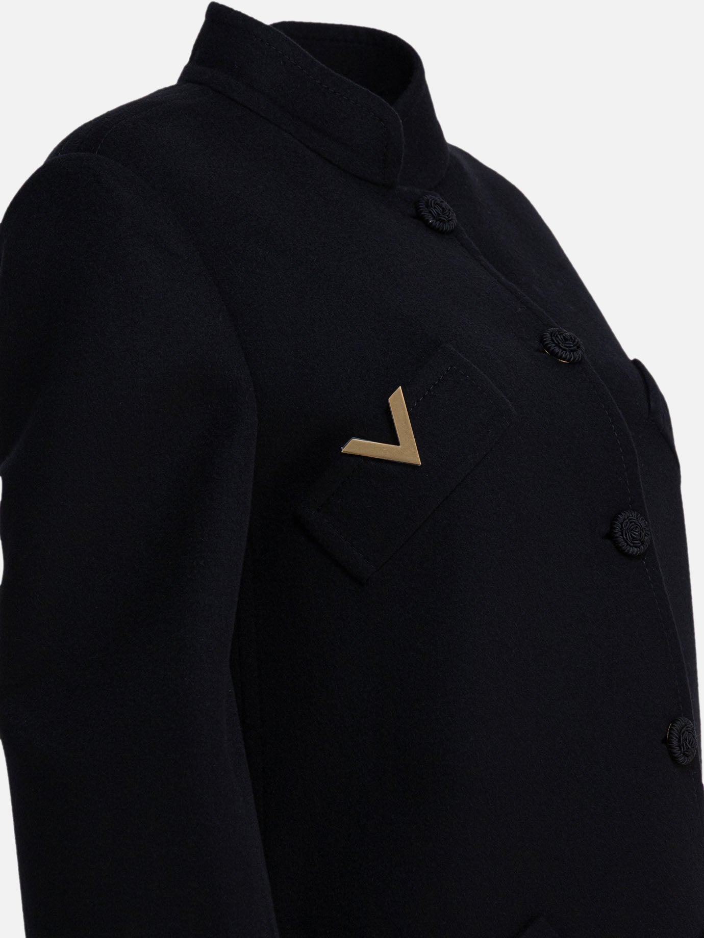 Cappotti lunghi Logo  Nero - Valentino Donna | PDP | VIETTI Online Store | thumbnail_4