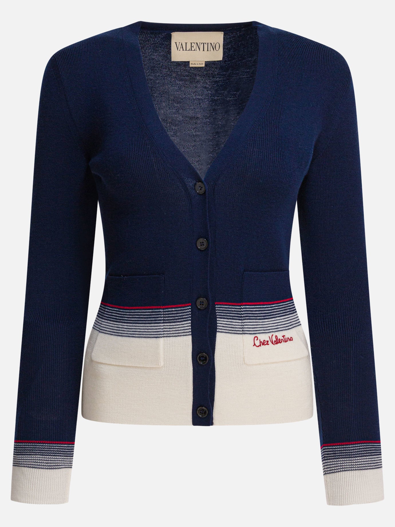 Cardigans Logo  Blue - Valentino Women | PDP | VIETTI Online Store | Zoom-Modal
