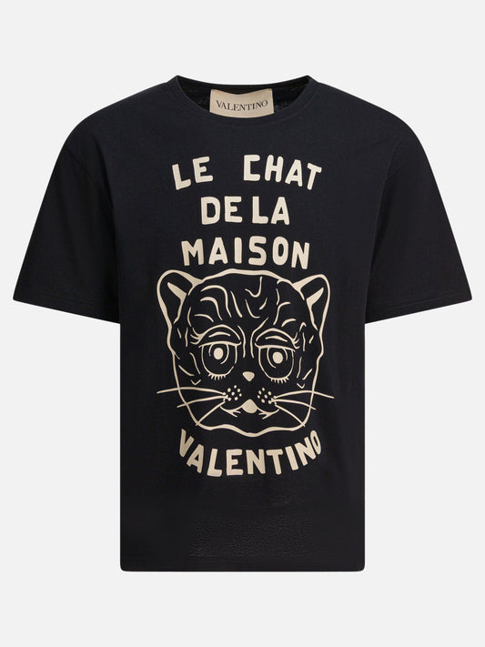 T-shirt girocollo Graphics  Nero - Valentino Uomo | VIETTI Online Store 
