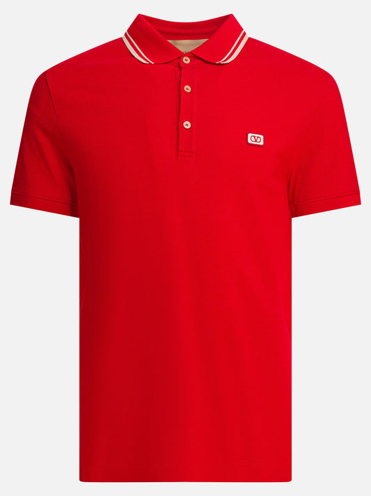 Polo shirts with buttons Logo  Red - Valentino Men | PLP | VIETTI Online Store 
