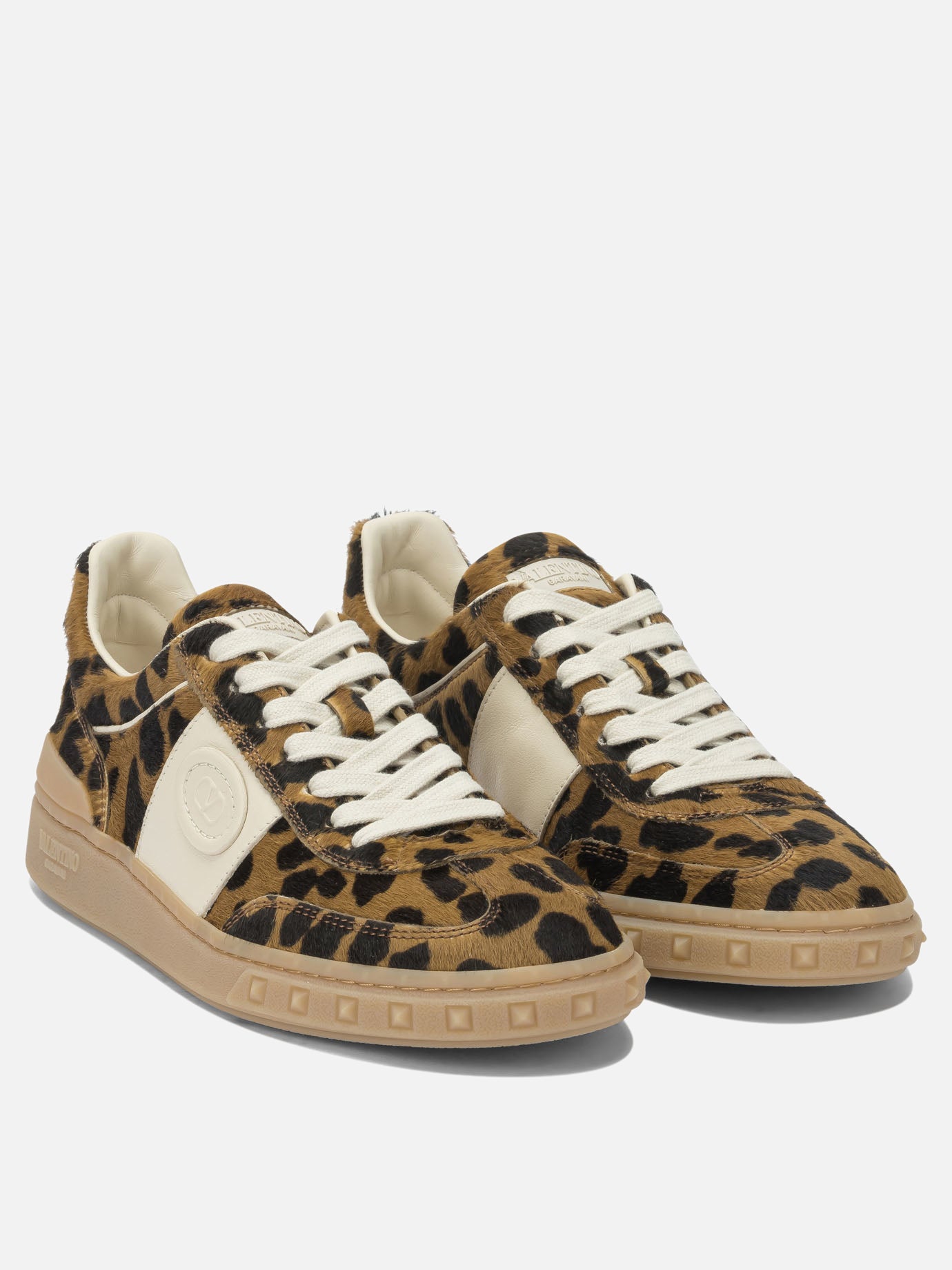 Sneaker basse 100% calf leather - 100% rubber  Marrone - Valentino Garavani Donna | PDP | VIETTI Online Store | Zoom-Modal_2
